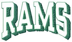 Rams - 5x7 ram beginner-friendly machine embroidery design for reusable tote bags
