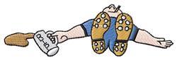 beginner-friendly drunk machine embroidery pattern - RIP Drunk for Golf Event Invitations