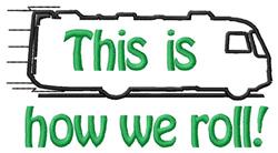 van beginner-friendly machine embroidery - Rolling Van for patchwork quilt blocks
