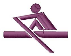 rower quick stitch machine embroidery - Rower perfect for decorative pillow covers