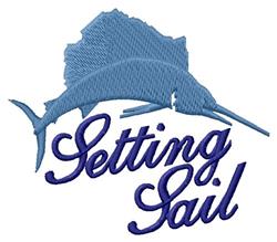 beginner-friendly heart machine embroidery pattern - Setting Sail for reusable tote bags