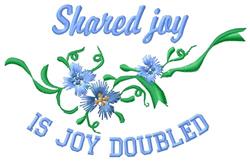 detailed leaf machine embroidery pattern - Shared Joy perfect for reusable tote bags