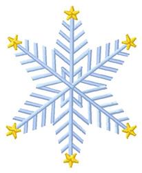 beginner-friendly christmas star machine embroidery pattern - Snowflake for Sweatshirt Fronts
