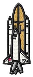 beginner-friendly shuttle machine embroidery pattern - Space Shuttle for Science Fair Projects