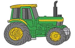 tractor detailed machine digital embroidery - Tractor perfect for cute baby onesies