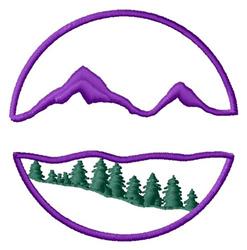 Tree Circle - 4x4 tree beginner-friendly embroidery design for Decorative Pillows