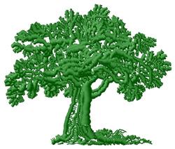 detailed autumn tree machine embroidery pattern - Tree perfect for wedding decorations