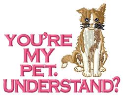 detailed kitten machine embroidery pattern - Understand perfect for Camping Gear