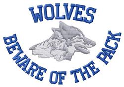 pack beginner-friendly machine embroidery - Wolves Pack perfect for reusable tote bags