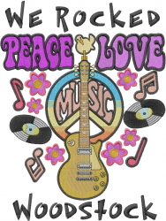 We Rocked Embroidery Design | EmbroideryDesigns.com