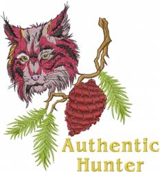 Authentic Hunter - hunter detailed embroidery design for Jacket Embellishments