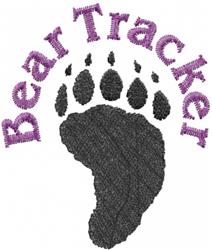Bear Tracker - 4x4 bear beginner-friendly machine embroidery design for Camping Gear