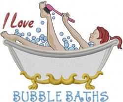 bath detailed machine embroidery - Bubble Baths perfect for decorative pillow covers
