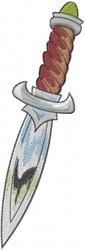 Dagger - 5x7 dagger detailed machine embroidery design perfect for kitchen aprons