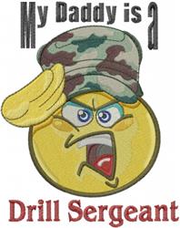 detailed sergeant machine embroidery pattern - Drill Sergeant for decorative pillow covers