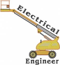 detailed engineer machine embroidery pattern - Electrical Engineer for Tool Bags