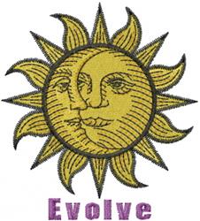 sunflower detailed machine embroidery - Evolve perfect for patchwork quilt blocks