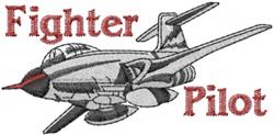 pilot beginner-friendly machine embroidery - Fighter Pilot for patchwork quilt blocks