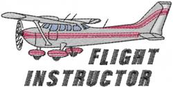 instructor beginner-friendly machine embroidery - Flight Instructor for reusable tote bags