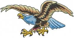 bird detailed machine embroidery - Flying Eagle perfect for patchwork quilt blocks