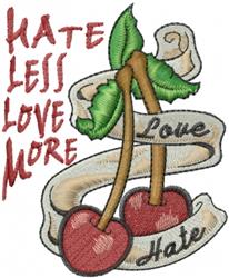 leaf detailed machine digital embroidery - Hate Less perfect for kitchen tea towels