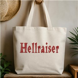 Hellraiser - 4x4 hellraiser quick stitch machine embroidery design for Hoodie Fronts