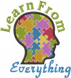 detailed everything machine embroidery pattern - Learn Everything for Educational Posters