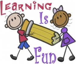 learning detailed machine embroidery - Learning Is Fun perfect for kitchen aprons