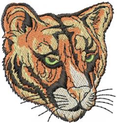 cat detailed machine digital embroidery - Leopard perfect for decorative pillow covers