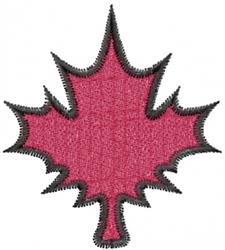 quick stitch tree machine embroidery pattern - Maple Leaf perfect for Tablecloths