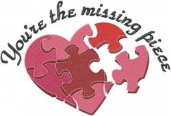 detailed valentine heart machine embroidery pattern - Missing Piece for patchwork quilt blocks