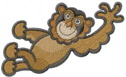 Monkey - 5x7 monkey detailed machine embroidery design for Learning Materials