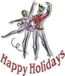 ballet detailed machine embroidery - Nutcracker Ballet perfect for kitchen tea towels