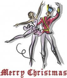 Nutcracker Ballet - 6x10 ballet detailed embroidery design for cute baby onesies