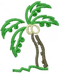 quick stitch tree machine embroidery pattern - Palm Tree for decorative pillow covers