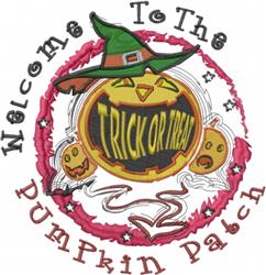 pumpkin detailed machine embroidery - Pumpkin Patch perfect for kitchen tea towels