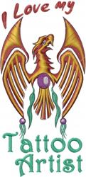 detailed monster machine embroidery pattern - Red Eagle for patchwork quilt blocks