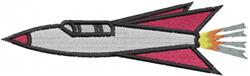 rocket beginner-friendly machine embroidery - Rocket perfect for reusable tote bags