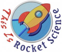 Playful rocket with red, yellow, and blue accents against a light blue circular background, featuring the text 'This Is Rocke