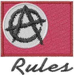 detailed rule machine digital embroidery pattern - Rules perfect for Backpacks