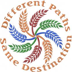 Same Destination - destination detailed embroidery design for Educational Materials