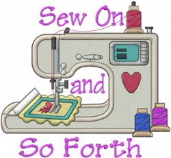 forth detailed machine digital embroidery - So Forth perfect for kitchen tea towels