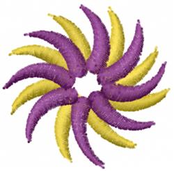 Spinner - 4x4 spinner quick stitch embroidery design for decorative pillow covers