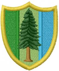 tree beginner-friendly machine embroidery - Tree Shield perfect for reusable tote bags