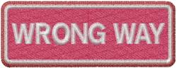 Wrong Way - 4x4 way beginner-friendly machine embroidery design for Outdoor Gear