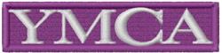 ymca detailed machine digital embroidery - YMCA perfect for Event Banners