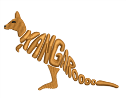 Kangaroo Typgraphy