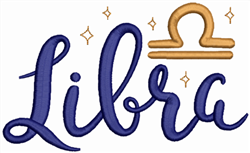beginner-friendly libra machine embroidery pattern - Libra for decorative pillow covers