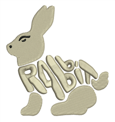 Rabbit Typography