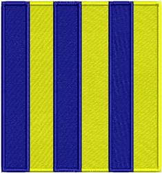 Striped pattern with vertical blue and yellow stripes, featuring a modern geometric style, perfect for decor.